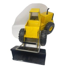 **Vintage Yellow Steel Metal Tonka Mighty Diesel XMB-975 Front End Loader NICE *